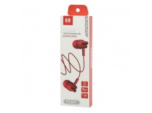 Наушники с микрофоном Elmcoei EV3013 (3.5 mm jack) красные