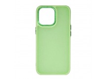 Чехол-накладка Matte frame для Apple iPhone 15 Pro Max/6.7 (002) светло-зеленый