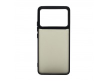 Чехол Matte frame для Xiaomi Poco X6 Pro (006) черный