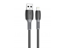 Кабель USB - Apple lightning Borofone BX62 (повр. уп) 100см 2,4A  (black) (223412)