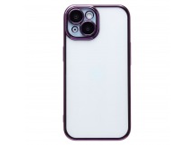 Чехол-накладка - PC073 с закрытой камерой для "Apple iPhone 15" (violet) (222626)