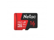 Карта памяти MicroSD 16GB Netac P500 Extreme Pro Class 10 UHS-I U1 V10 (100 Mb/s) без адаптера