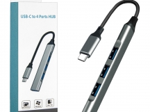 HUB Type-C Port на 4USB OT-9701 (серый)