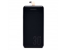 Внешний аккумулятор Denmen DP17 (повр. уп.) 30000mAh Micro/Type-C/USB*2 (black)(233509)