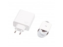 Адаптер Сетевой с кабелем ORG Xiaomi [BHR6034EU] (повр. уп) USB 120W (USB/Type-C) (B) (white(233581)