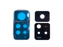 Стекло камеры для Xiaomi Redmi Note 11 Pro 5G (2201116SG) в сборе с рамкой Черный