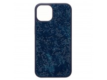 Чехол-накладка - PC071 POSH SHINE для "Apple iPhone 13" россыпь кристаллов (ice blue) (231591)