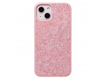 Чехол-накладка - PC071 POSH SHINE для "Apple iPhone 13" россыпь кристаллов (pink) (231588)