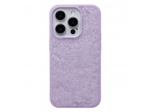 Чехол-накладка - PC071 POSH SHINE для "Apple iPhone 15 Pro" россыпь кристаллов (ice violet) (231610)