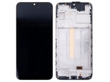 Дисплей для Samsung Galaxy A25 5G (A256E) модуль с рамкой Черный - (OLED) (Small Size)