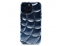 Чехол-накладка - SC340 для "Apple iPhone 14 Pro Max" (transparent/blue) (230416)
