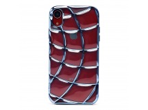 Чехол-накладка - SC340 для "Apple iPhone XR" (transparent/blue) (230436)