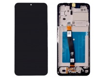 Дисплей для Samsung A226B Galaxy A22s 5G в рамке + тачскрин (черный) 100%