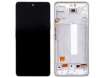 Дисплей для Samsung Galaxy A53 5G (A536B) модуль с рамкой Белый - (OLED) (Full Size)