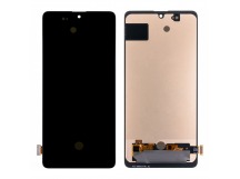 Дисплей для Samsung Galaxy A71 (A715F) в сборе с тачскрином Черный - (OLED) (Small Size)