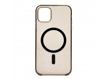 Чехол-накладка - PC Clear Case SafeMag для "Apple iPhone 11" (black) (231217)