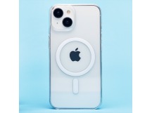 Чехол-накладка - PC Clear Case SafeMag для "Apple iPhone 14" (transparent) (231210)