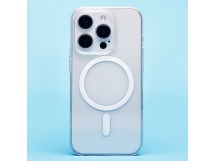 Чехол-накладка - PC Clear Case SafeMag для "Apple iPhone 15 Pro" (transparent) (231206)