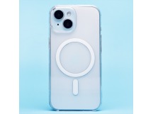 Чехол-накладка - PC Clear Case SafeMag для "Apple iPhone 15" (transparent) (231204)