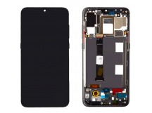 Дисплей для Xiaomi Mi 9 в рамке + тачскрин (черный) 100%
