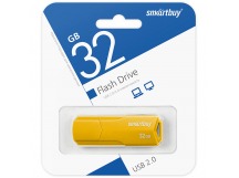 32GB накопитель SMARTBUY Clue желтый