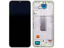 Дисплей для Samsung Galaxy A34 5G (A346B) модуль с рамкой Зеленый - (OLED) (Small Size)