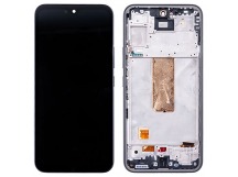 Дисплей для Samsung Galaxy A54 5G (A546E) модуль с рамкой Черный - (OLED) (Small Size)