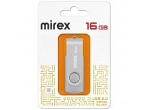 USB карта памяти 16ГБ Mirex Swivel Silver (13600-FMUSIS16)