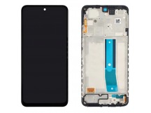 Дисплей для Xiaomi Redmi Note 12S в рамке + тачскрин (черный) 100%