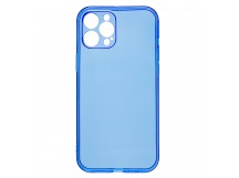 Чехол-накладка - SC344 для "Apple iPhone 12 Pro Max" (transparent/blue) (232050)