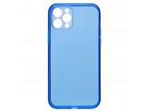 Чехол-накладка - SC344 для "Apple iPhone 12 Pro" (transparent/blue) (232055)