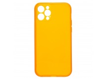 Чехол-накладка - SC344 для "Apple iPhone 12 Pro" (transparent/orange) (232052)