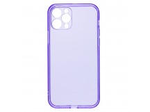 Чехол-накладка - SC344 для "Apple iPhone 12 Pro" (transparent/violet) (232054)