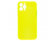 Чехол-накладка - SC344 для "Apple iPhone 12 Pro" (transparent/yellow) (232051)