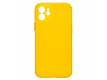 Чехол-накладка - SC344 для "Apple iPhone 12" (transparent/orange) (232057)
