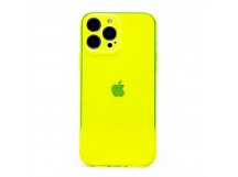 Чехол-накладка - SC344 для "Apple iPhone 13 Pro Max" (transparent/yellow) (232031)