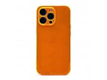 Чехол-накладка - SC344 для "Apple iPhone 13 Pro" (transparent/orange) (232037)