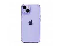 Чехол-накладка - SC344 для "Apple iPhone 14" (transparent/violet) (232029)