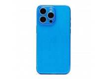 Чехол-накладка - SC344 для "Apple iPhone 15 Pro Max" (transparent/blue) (232005)