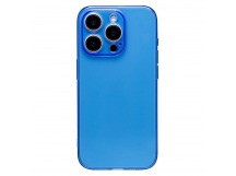 Чехол-накладка - SC344 для "Apple iPhone 15 Pro" (transparent/blue) (232010)