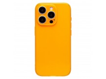 Чехол-накладка - SC344 для "Apple iPhone 15 Pro" (transparent/orange) (232007)