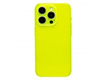 Чехол-накладка - SC344 для "Apple iPhone 15 Pro" (transparent/yellow) (232006)