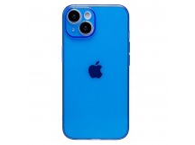 Чехол-накладка - SC344 для "Apple iPhone 15" (transparent/blue) (232015)