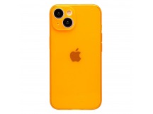 Чехол-накладка - SC344 для "Apple iPhone 15" (transparent/orange) (232012)
