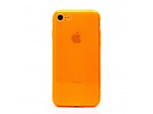 Чехол-накладка - SC344 для "Apple iPhone 7/8/SE 2022" (transparent/orange) (232072)