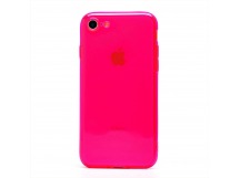 Чехол-накладка - SC344 для "Apple iPhone 7/8/SE 2022" (transparent/pink) (232073)