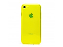 Чехол-накладка - SC344 для "Apple iPhone 7/8/SE 2022" (transparent/yellow) (232071)