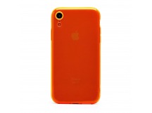 Чехол-накладка - SC344 для "Apple iPhone XR" (transparent/orange) (232067)