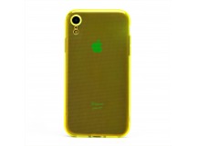 Чехол-накладка - SC344 для "Apple iPhone XR" (transparent/yellow) (232066)
