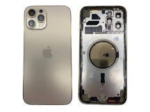 Корпус iPhone 12 Pro Max (Оригинал 100% Снятый) Золото (Без комплекта)
